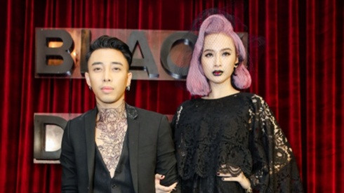 Angela Phương Trinh nổi bật với tóc hồng, Hoàng Ku phủ kín thân bằng 'tha thu' tại Đỗ Mạnh Cường show Ảnh 2