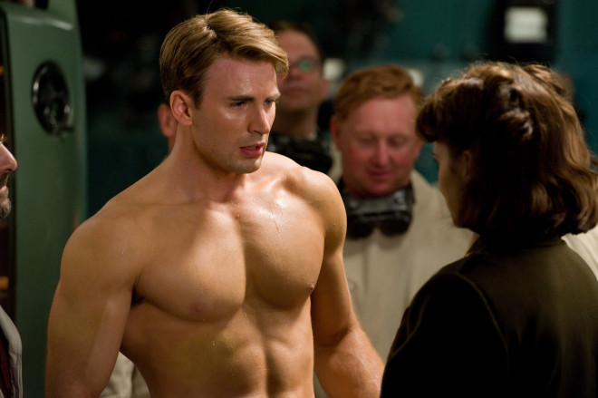 Cảnh phim "kinh điển" trong Captain America: The First Avenger. 