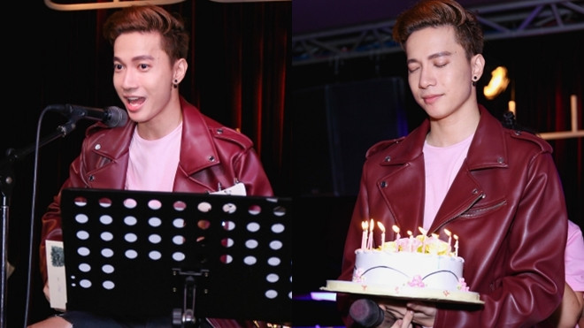S.T trổ tài đánh đàn, hạnh phúc đón sinh nhật muộn bên fan Ảnh 2