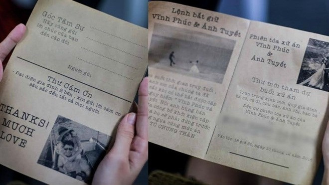 Thiệp cưới 'Lệnh truy nã' có một không hai của cặp đôi 8x Ảnh 2