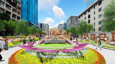 Những nét mới của đường hoa Nguyễn Huệ Tết Đinh Dậu 2017 Ảnh 2