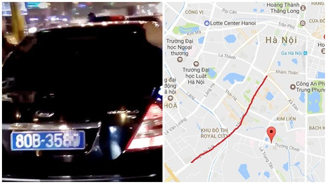 Clip dân Hà Nội truy đuổi ôtô biển xanh gây tai nạn bỏ chạy Ảnh 2