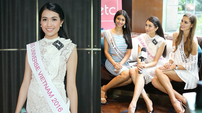 Á hậu Lệ Hằng tự tin catwalk, đọ sắc cùng 10 người đẹp đầu tiên của Miss Universe 2016 Ảnh 2