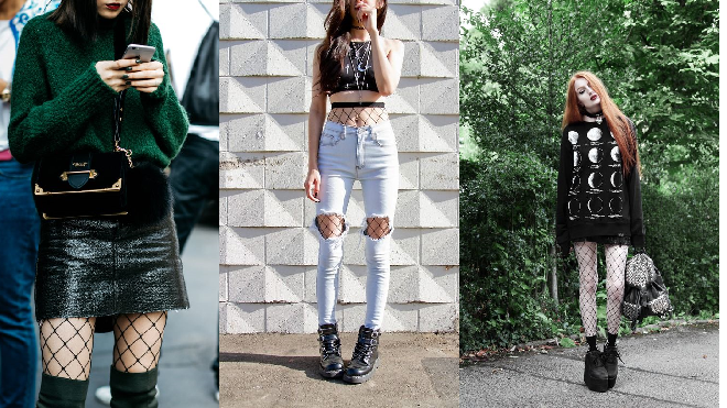 Các cô nàng cá tính, đừng quên tất lưới đang trở lại trong mùa đông này Ảnh 2