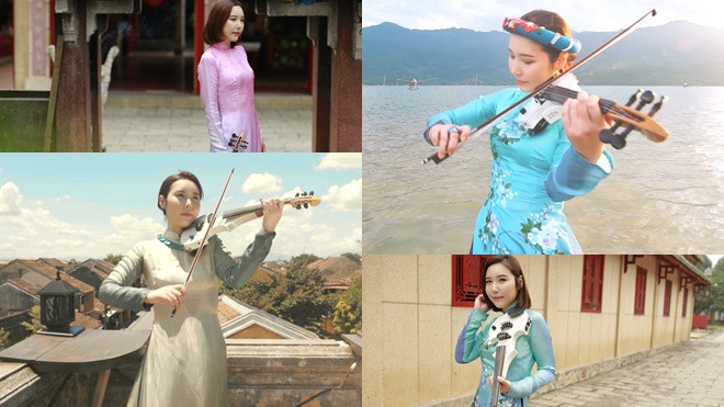 Non nước Việt Nam đẹp mê hồn qua tiếng đàn của nghệ sĩ violin Hàn Quốc Ảnh 2