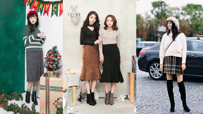 3 chiếc váy đang 'hâm nóng' mùa đông cuối năm trên khắp các shop quần áo Ảnh 2