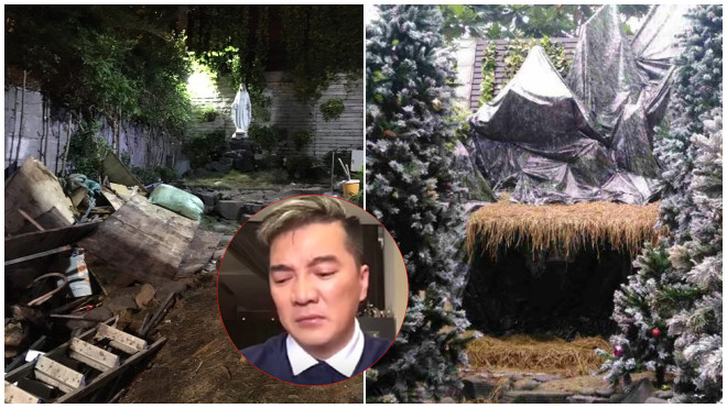 Fan bật khóc khi nhìn cảnh tan hoang nhà Đàm Vĩnh Hưng ngày Giáng sinh cận kề Ảnh 2