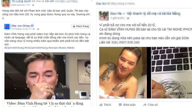 Đàm Vĩnh Hưng khóc ròng trước món nợ 20 tỷ và sự xấu xí của cư dân mạng Ảnh 2