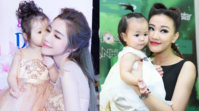 Nhóc tỳ nào xứng danh 'bản sao hoàn hảo' thời thơ ấu của sao Việt? Ảnh 2