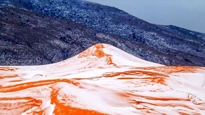 Tuyết rơi ở sa mạc Sahara: Đúng là trên đời chuyện gì cũng có thể xảy ra Ảnh 2