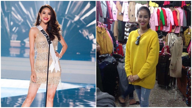Chỉ 1 năm sau Hoa hậu Hoàn vũ, có ai nghĩ Phạm Hương phải ra chợ quê mua đồ? Ảnh 2