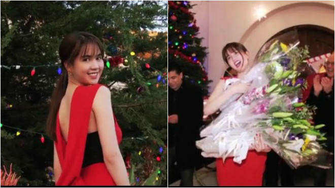 Clip: Ngọc Trinh được chào đón long trọng như bà hoàng trong tiệc của bạn trai tỷ phú Hoàng Kiều Ảnh 2