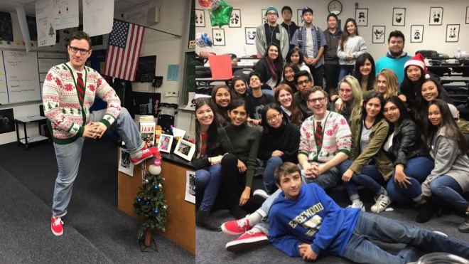 Không cần phải bàn cãi, đây chính là người thầy hạnh phúc nhất dịp Giáng sinh này Ảnh 2