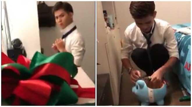 Quà tặng Noel vô cùng độc đáo và lãng mạn của cặp đôi 'hot boy' đồng tính Ảnh 2