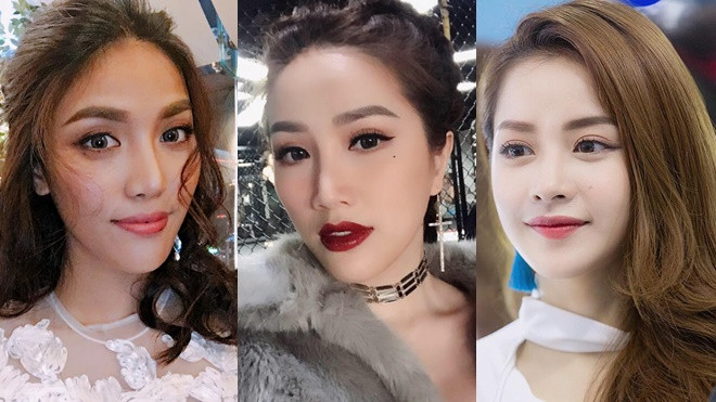 Selfie cận mặt khoe style make-up: xu hướng chụp hình muôn thuở của sao Việt Ảnh 2