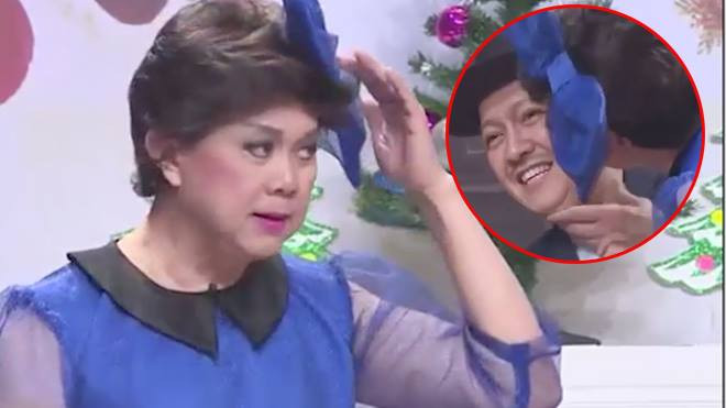 Chí Tài giả gái, Trường Giang 'nổi điên' khi Trấn Thành liên tục chê 'lùn' ngay trên sóng truyền hình Ảnh 2