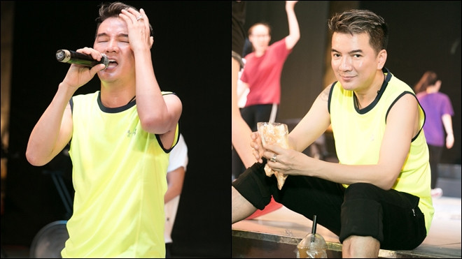 Xót xa nhìn Đàm Vĩnh Hưng ăn vội ổ bánh mì sau 6 tiếng tập mướt mồ hôi Ảnh 2