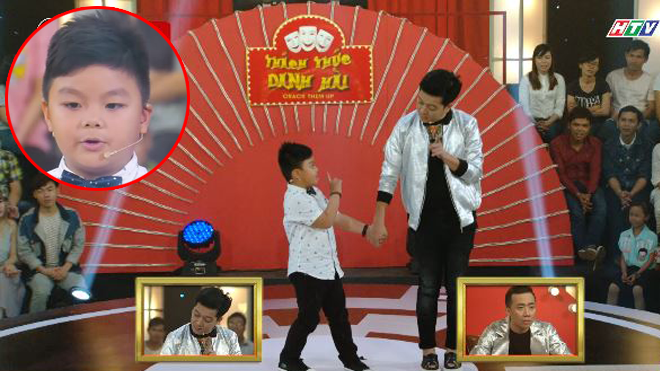 Cậu bé 6 tuổi vừa hát vừa nắm tay, vuốt má Trường Giang, gây 'náo loạn' Thách thức danh hài Ảnh 2