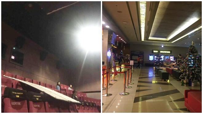 Hà Nội: Mảng trần nhà ở rạp chiếu phim Lotte Keangnam rơi trúng đầu, cô gái trẻ nhập viện cấp cứu Ảnh 2