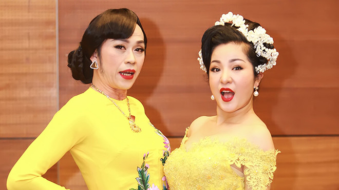 Hoài Linh giả gái, xinh đẹp chẳng thua kém Thúy Nga Ảnh 2