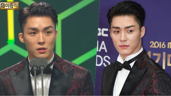 'Nam diễn viên lộ clip nóng' xuất hiện điển trai, thắng giải tại MBC Drama Awards 2016 Ảnh 2