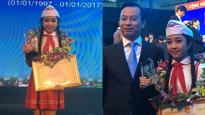 Hồng Minh - Quán quân The Voice Kids 2015 lọt Top 20 công dân tiêu biểu TP Đà Nẵng Ảnh 2