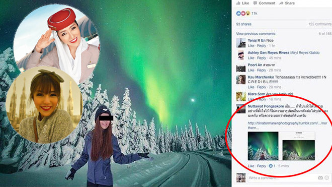 Bị bóc mánh photoshop, ngôi sao tiếp viên hàng không Thái vụt tắt thành trò cười mạng xã hội Ảnh 2