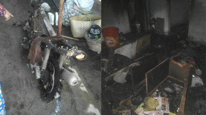 Nha Trang: Xe đạp điện chập nổ, cháy toàn bộ căn nhà Ảnh 2