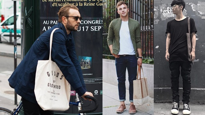 Xu hướng túi tote trở lại 'càn quét' street style nam giới Ảnh 2
