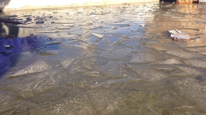 Băng giá xuất hiện gần đỉnh Fansipan Ảnh 2