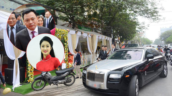 Chồng đại gia hơn 19 tuổi của Hoa hậu Thu Ngân đi xe sang 10 tỷ đồng về Hải Phòng ăn hỏi Ảnh 2