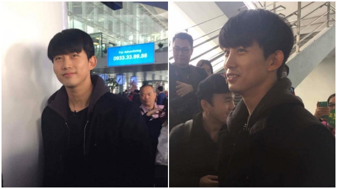 Taecyeon (2PM) thân thiện hết cỡ với fan tại sân bay Nội Bài Ảnh 2