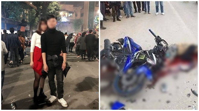 Chàng trai và cô gái tử nạn trên đường về Hà Nội sau khi uống rượu cùng đoàn phượt 160 người Ảnh 2