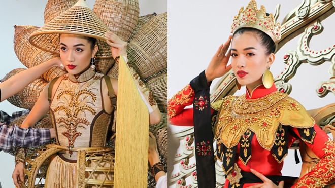 Hé lộ những hình ảnh đầu tiên về quốc phục của Lệ Hằng tại Miss Universe Ảnh 2
