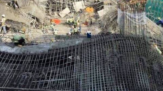 Sập tại công trình xây trung tâm thương mại ở Sài Gòn, nhiều người bị thương Ảnh 2