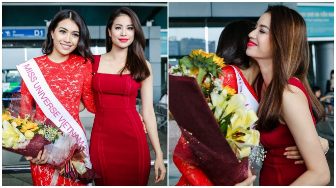 Phạm Hương rạng rỡ tiễn Lệ Hằng lên đường tham dự Miss Universe Ảnh 2