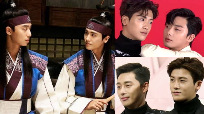 Sun Woo và Maek Jong - Giành nhau trong phim 1 cô gái nhưng bị nghi có tình ý ngoài đời Ảnh 2