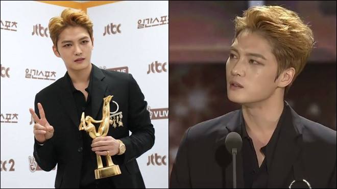 Vỡ òa khi Jaejoong thắng giải 'Nghệ sĩ được yêu thích nhất Châu Á' tại Grammy Hàn 2017 Ảnh 2