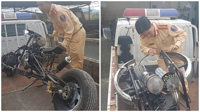 Cảnh sát giao thông Đà Nẵng bắt giữ 'siêu quái xế' Batman gây náo loạn quốc lộ 1A Ảnh 2