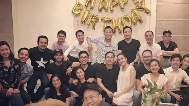 Tăng Thanh Hà lần đầu khoe bụng bầu to trong tiệc sinh nhật ông xã Louis Nguyễn Ảnh 2