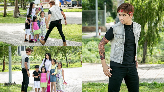 Tim xăm trổ đầy mình, 'dọa dẫm' Trương Quỳnh Anh giữa công viên Ảnh 2