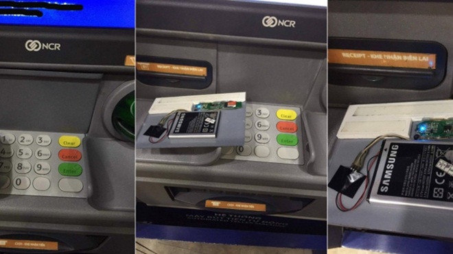 Phát hiện thiết bị lạ được gắn tại trạm ATM Ảnh 2