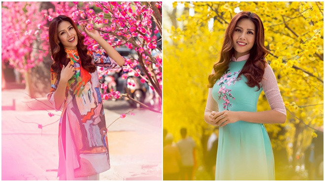 Top 20 Miss Grand Nguyễn Thị Loan dịu dàng sắc xuân xuống phố Ảnh 2