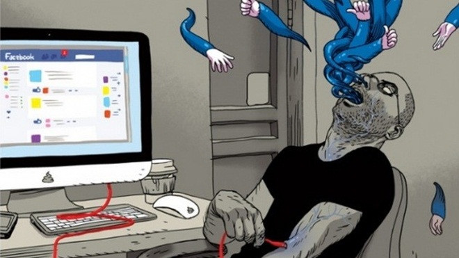 Bộ tranh phản ánh mảng tối trong xã hội hiện đại Ảnh 2