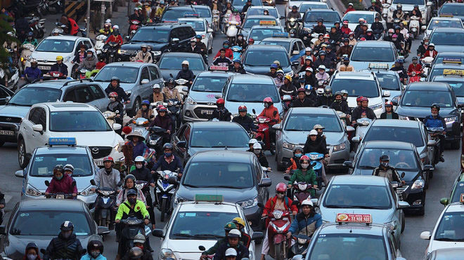 Cận Tết, Hà Nội mọi nơi đều tắc Ảnh 2