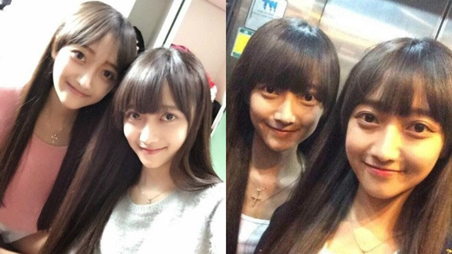 Nhan sắc của chị em sinh đôi học giỏi nổi tiếng ở Trung Quốc Ảnh 2