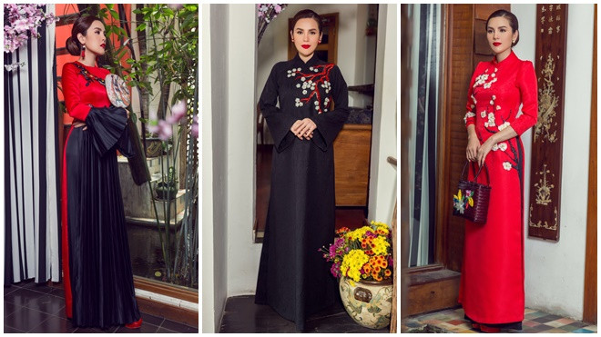 Á hậu Phương Lê gợi nhớ vẻ đẹp Đông Dương với áo dài truyền thống Ảnh 2