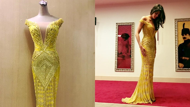 Spotlight thời trang Việt: Hoa hậu nước Pháp mặc trang phục của NTK Hoàng Hải tại Miss Universe 2017 Ảnh 2