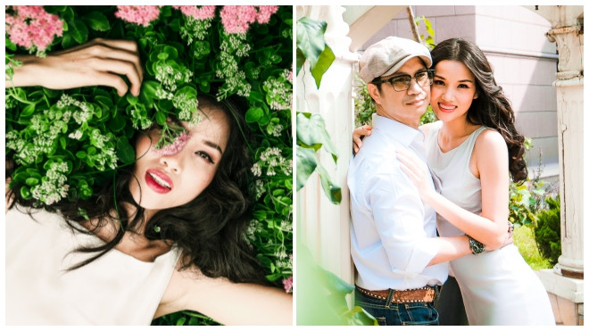 Bebe Phạm hoá nữ thần đón năm mới, quấn quýt Dustin Nguyễn không rời Ảnh 2