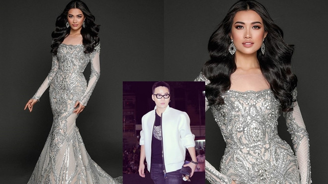 Tin vui cho làng thời trang Việt đầu năm: Lệ Hằng diện thiết kế của Chung Thanh Phong, vào top 3 đầm dạ hội đẹp nhất tại MU 2017! Ảnh 2